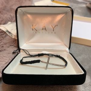 Kay Jewelers Diamond Cross Bracelet